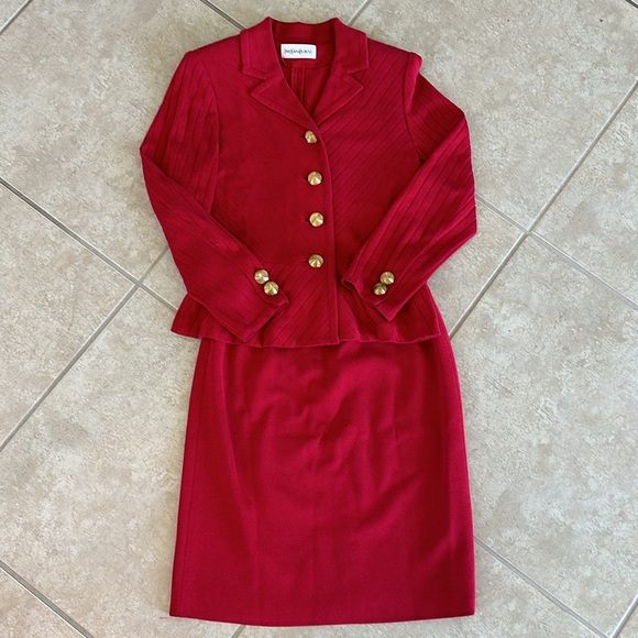 AUTHENTIC ✨ Vintage YSL Two-Piece Set ❤️✨ - Picture 4 of 16